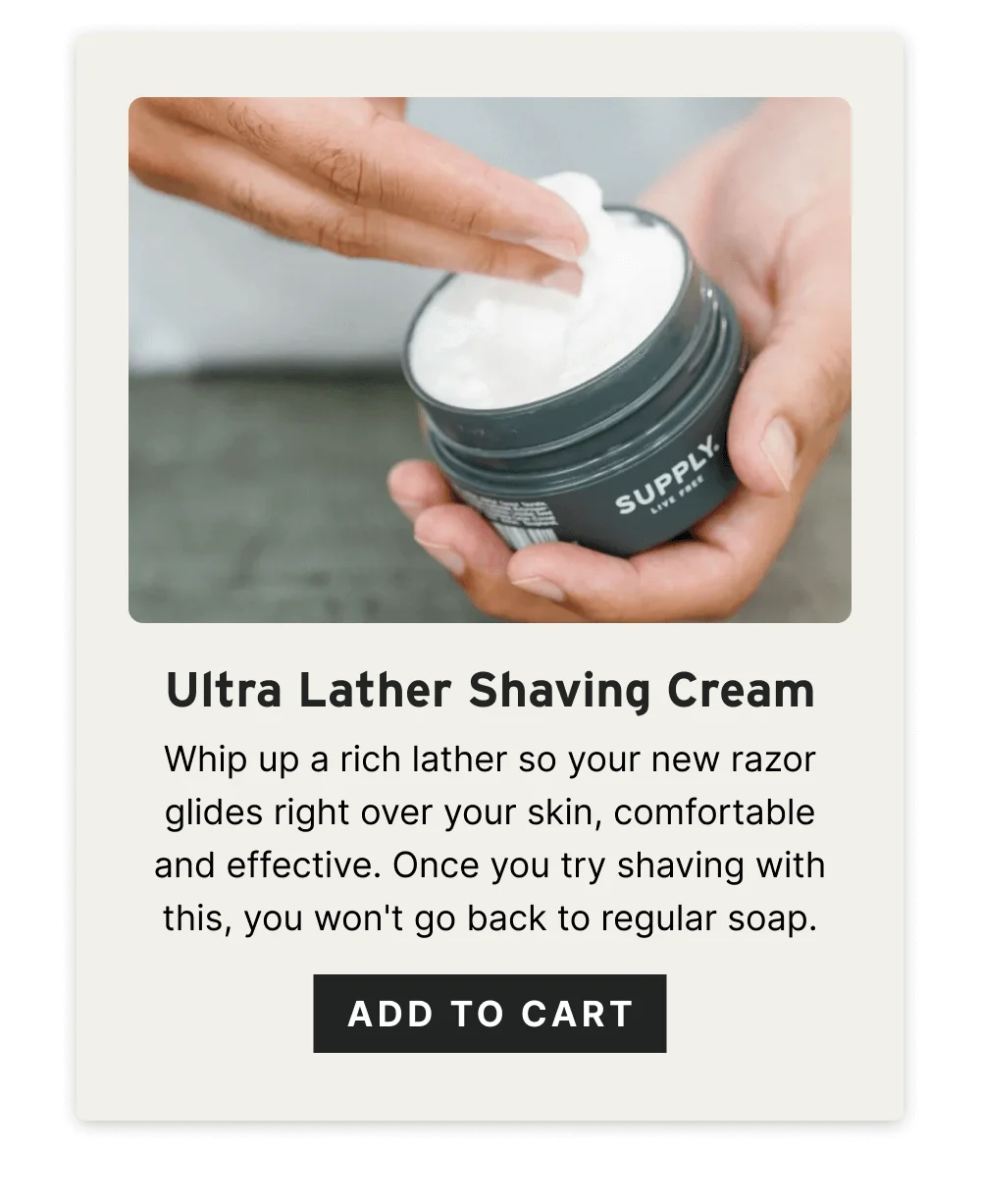 Ultra Lather Shaving Cream [ Add to Cart ]