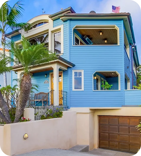Summery beach days await in San Diego, California.