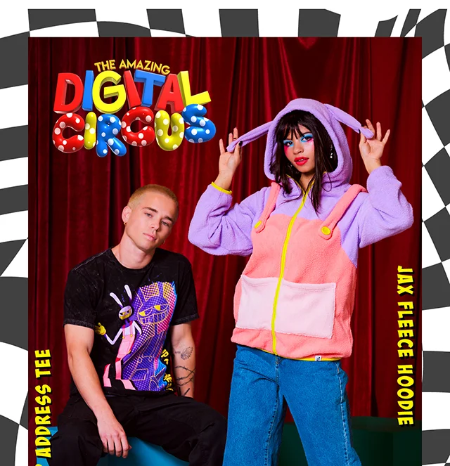 HT and The Amazing Digital Circus. Shop Now