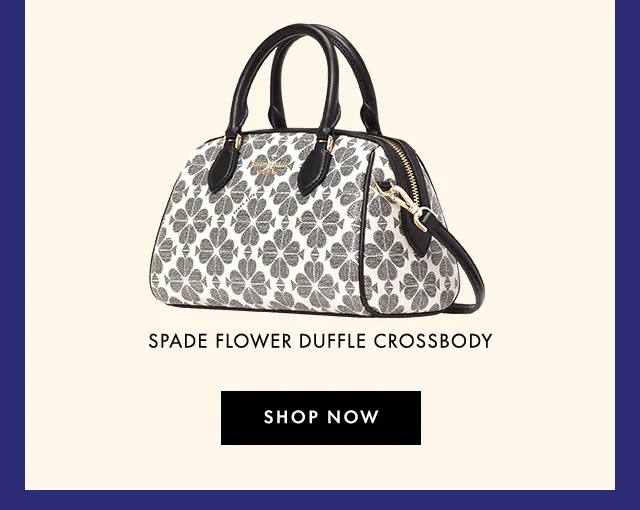 Spade flower duffle crossbody Shop Now