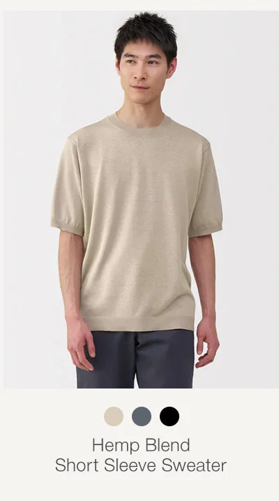 Shop Men's Hemp Blend Short Sleeve Sweater