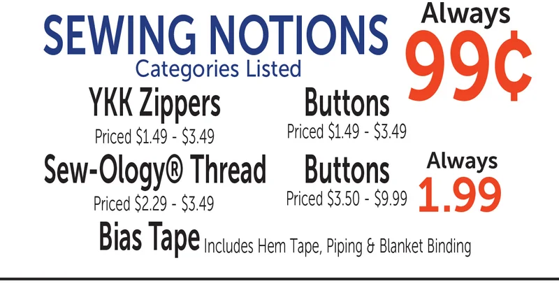 Sewing Notions