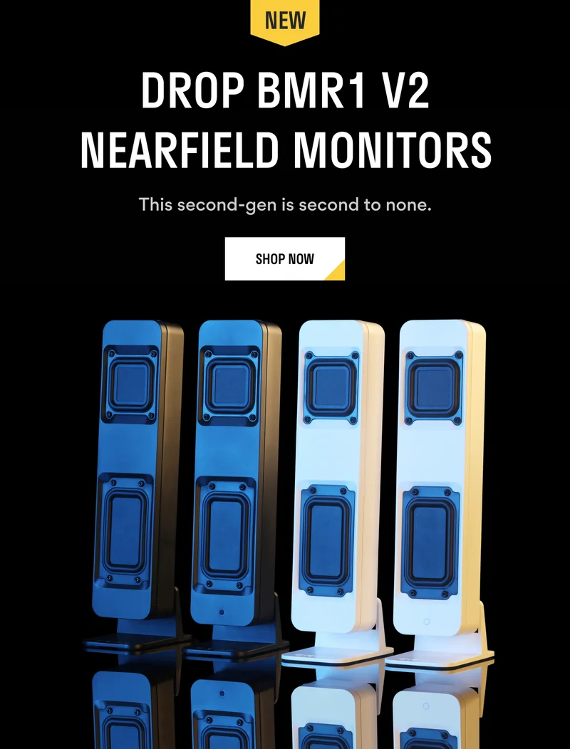 Drop BMR1 V2 Nearfield Monitors Drop BMR1 V2 Nearfield Monitors