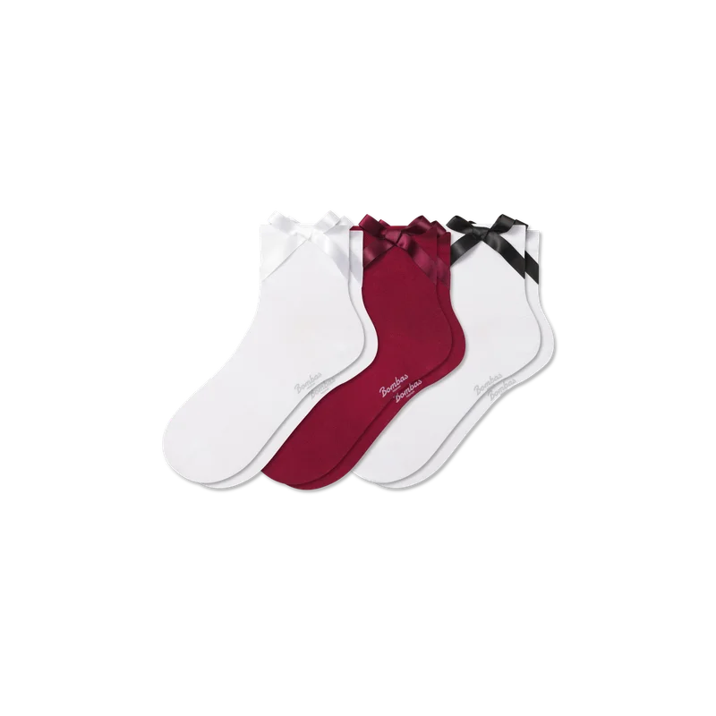 Women's Lightweight Bow Quarter Sock 3-Pack