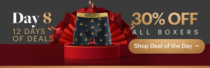 Day 8 Deal: 30% OFF Boxers!