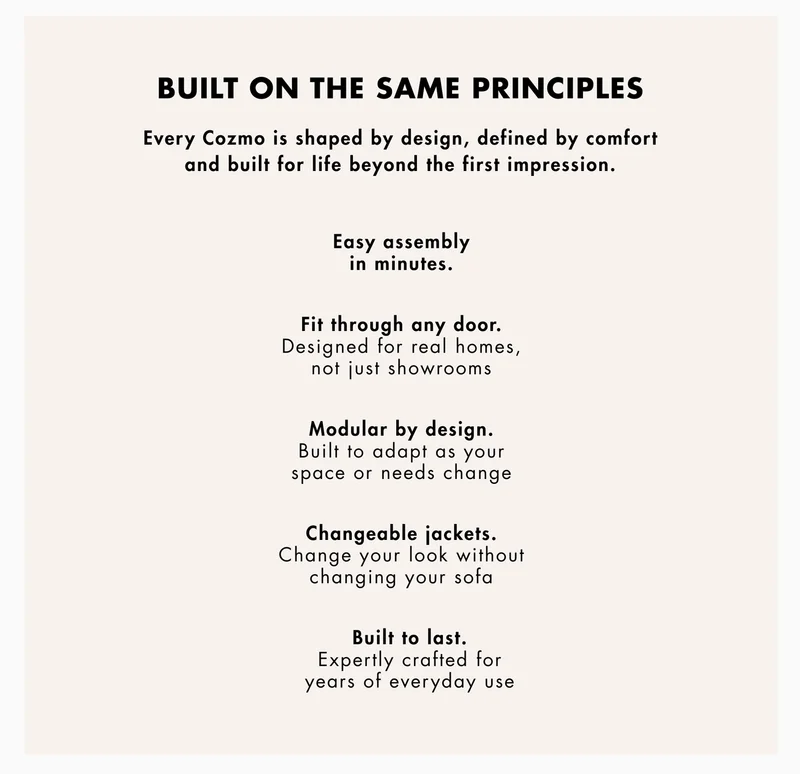 Built on the same principles
