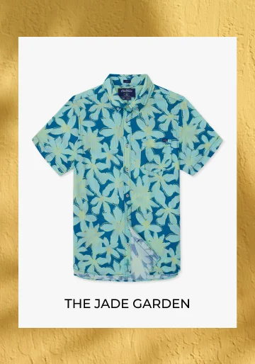 Resort Weave Friday Shirt: The Jade Green