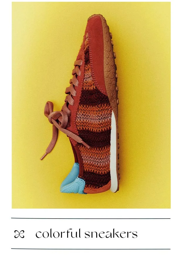 colorful sneakers