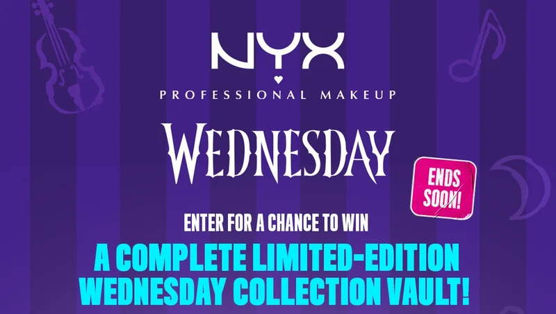 Enter for a chance to win a complete limited-edition wednesday collection vault