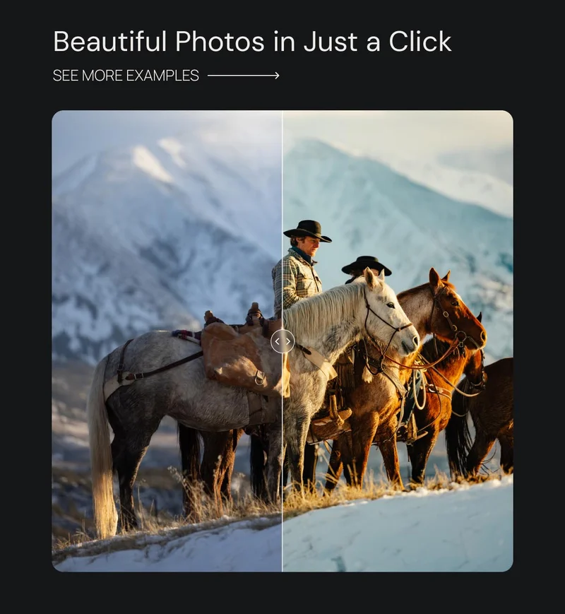 Beautiful Photos In Just a Click See More Examples
