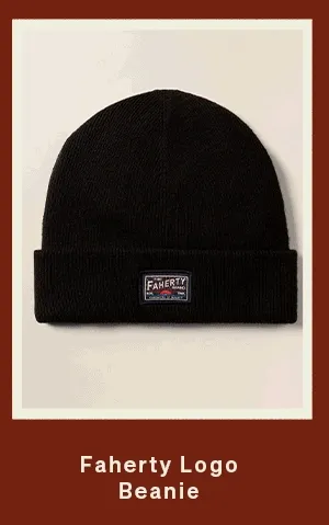 Faherty Logo Beanie