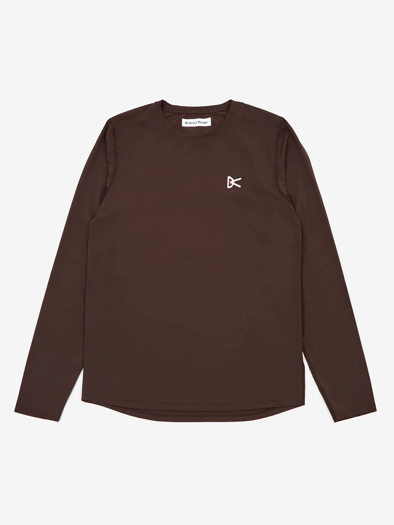 Image of District Vision Lightweight Long Sleeve Tee - Earth