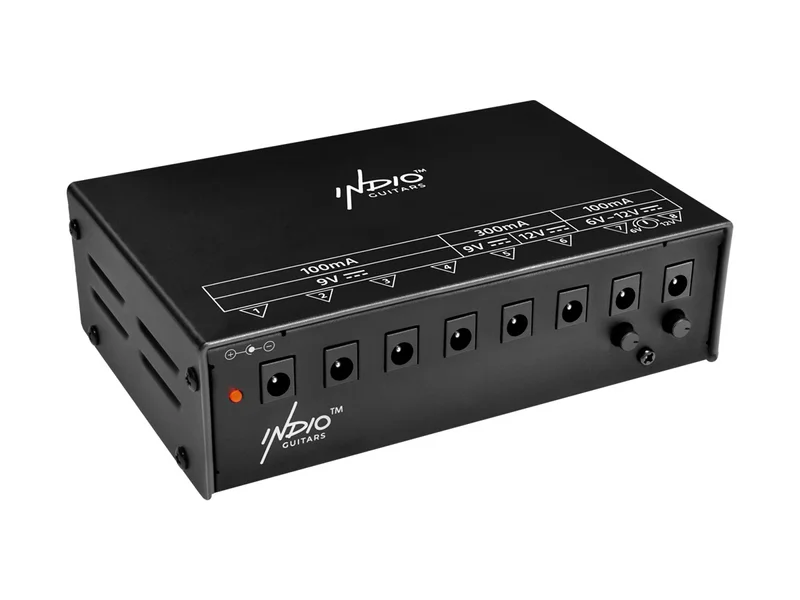 Indio by Monoprice Power Block Fully Isolated 8-ouput Guitar Pedal Power Supply