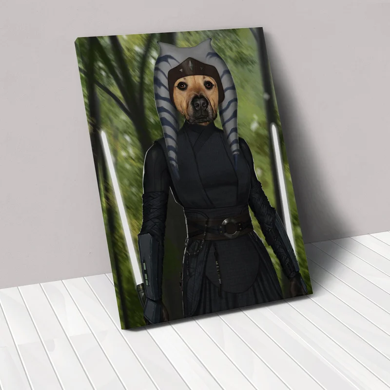 Image of The Space Outcast - Custom Pet Canvas