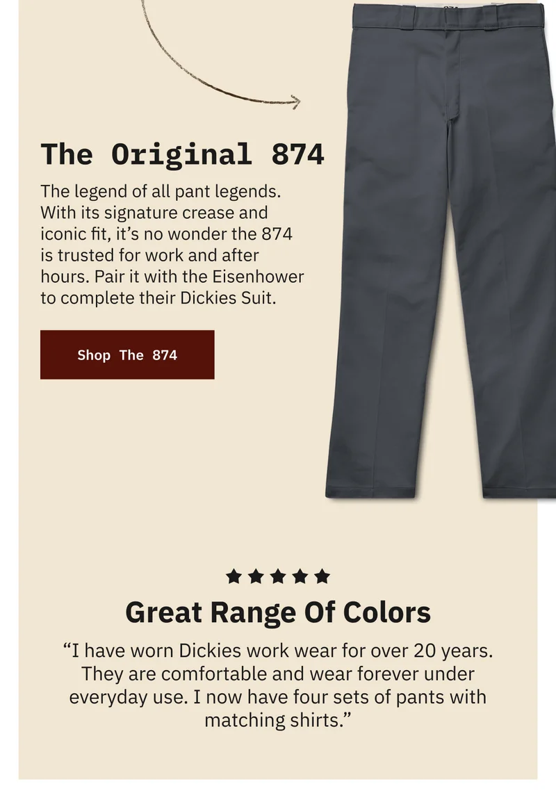 The Original 874. Shop The 874.
