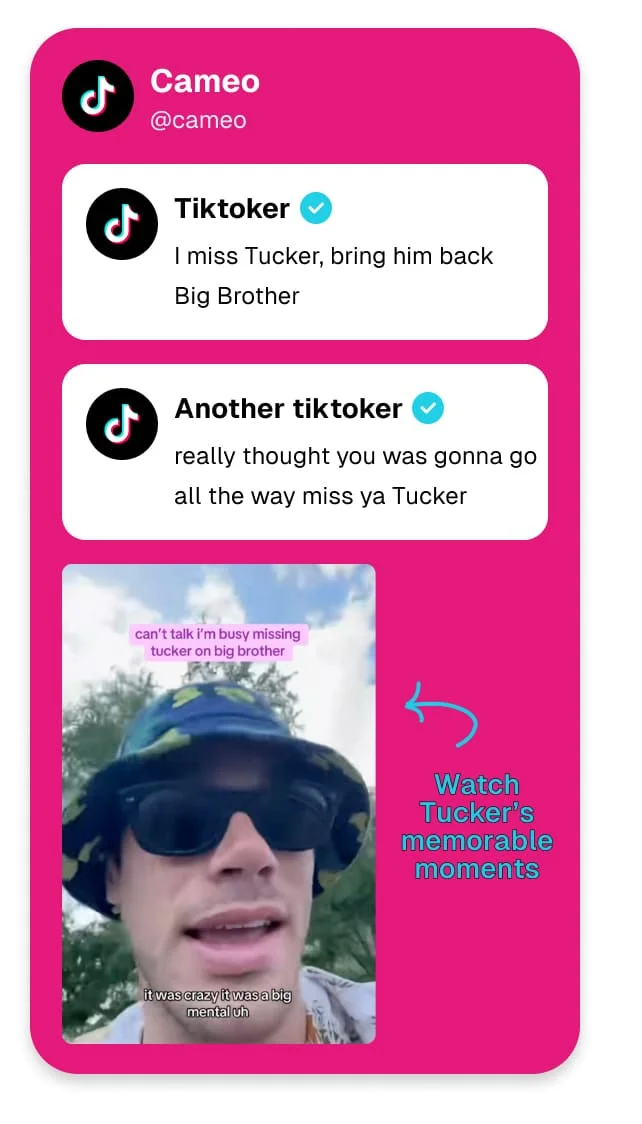 Watch Tucker's memorable moments
