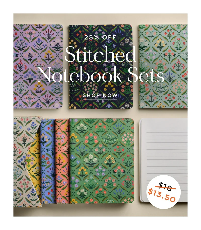 Stitched Notebook sets