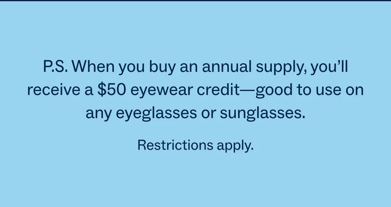 we offer a range of frames and contacts lenses