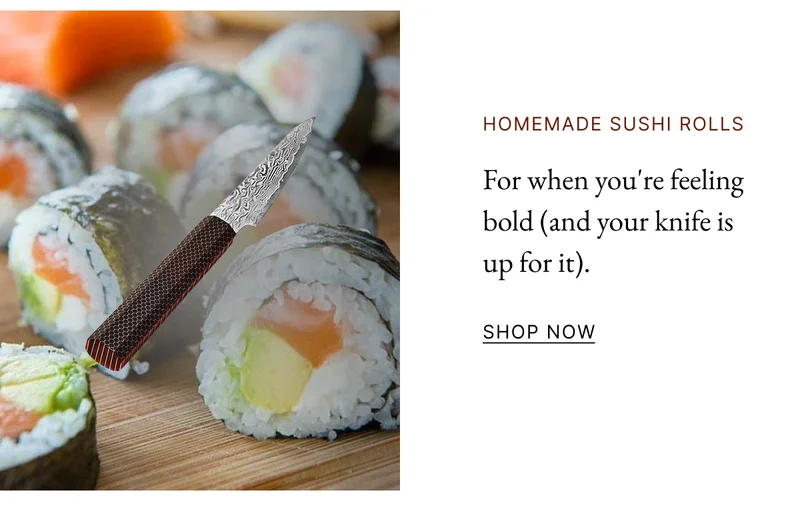 Homemade sushi rolls
