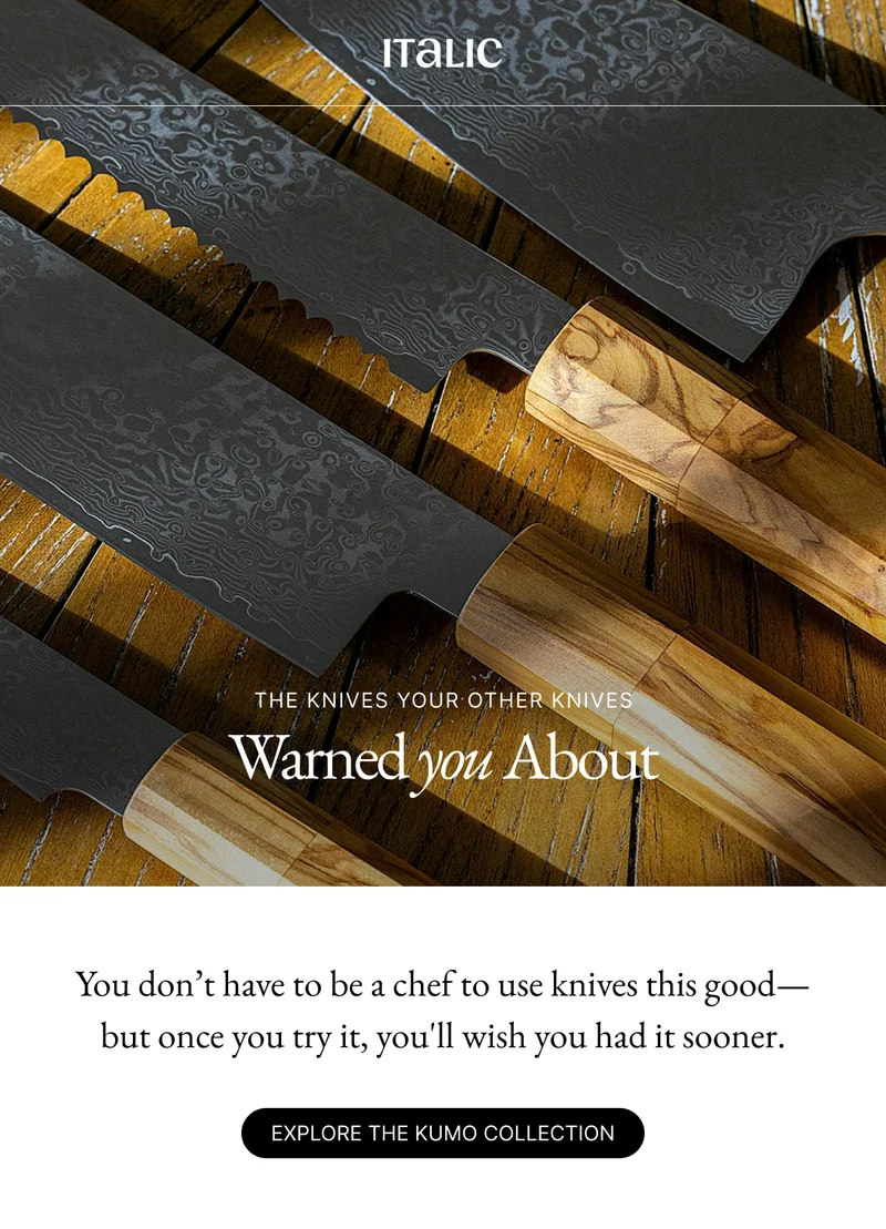 The Knives Your Other Knives Warned You About