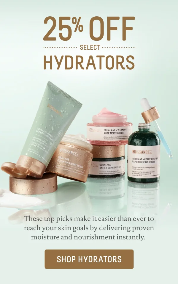 25% Off Hydrators