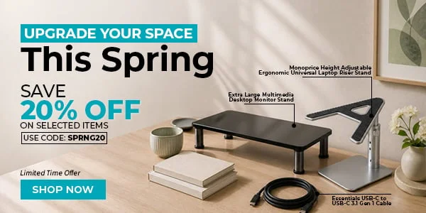 Level Up Your Space This Spring Save 20% OFF on selected items Use Code: SPRNG20