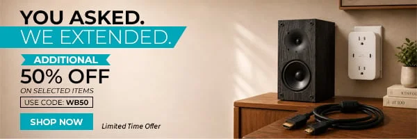 YOU ASKED. WE EXTENDED. Limited-Time Deals on Top Products Up to 50% OFF Code: WB50
