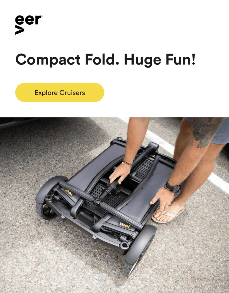 Cruiser folded flat