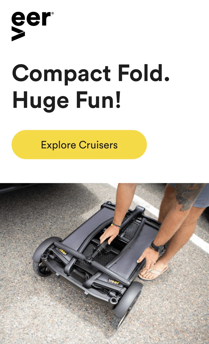 Cruiser folded flat