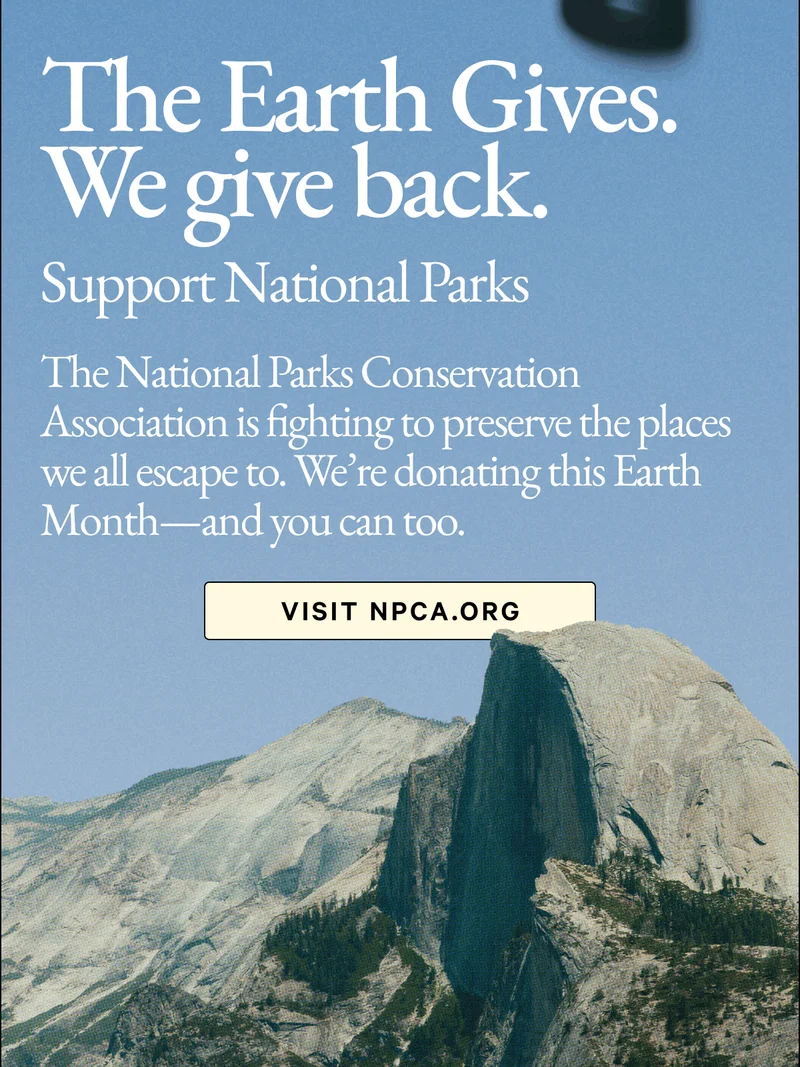 The earth gives. We give back.