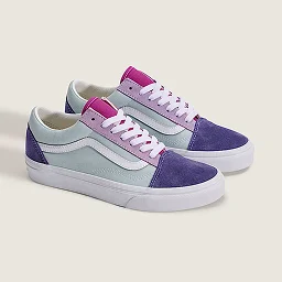 Color Block Light Purple Blues Old Skool Shoe