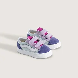 Color Block Light Purple Blues Toddler Old Skool V Shoe