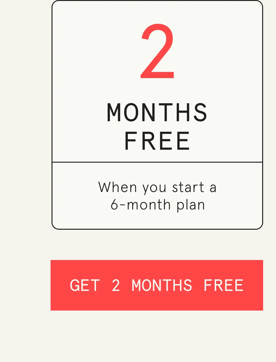 2 months free