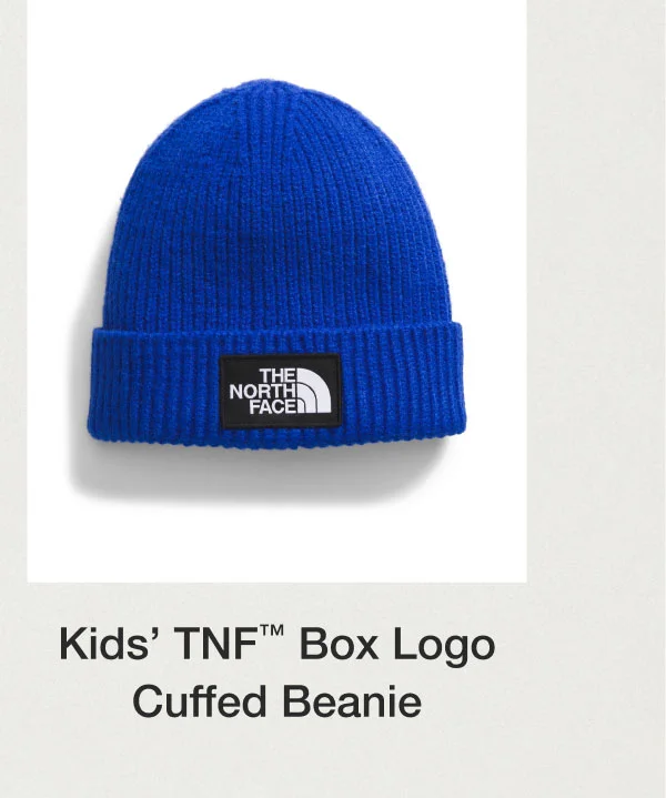 Kids' TNF Box Logo Cuffed Beanie