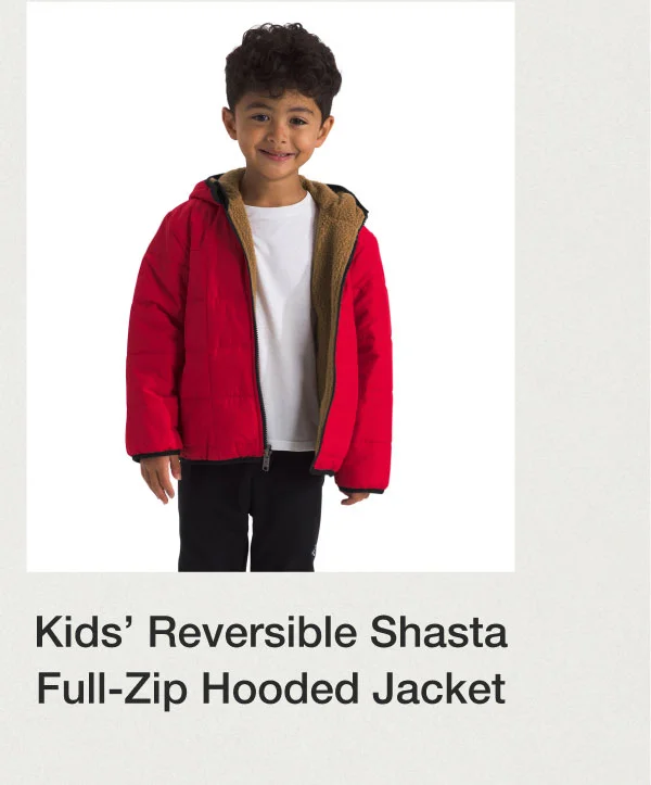 Kids' Reversible Shasta Full-Zip Hooded Jacket