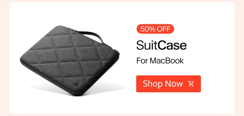 50% Off SuitCase for MacBook
