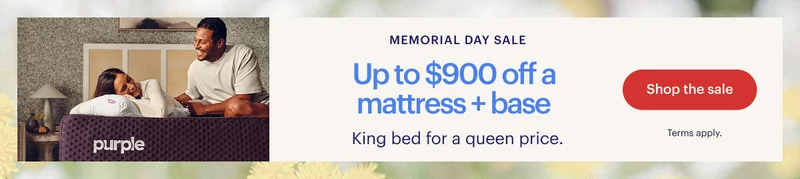 Up to $900 off a mattress + base