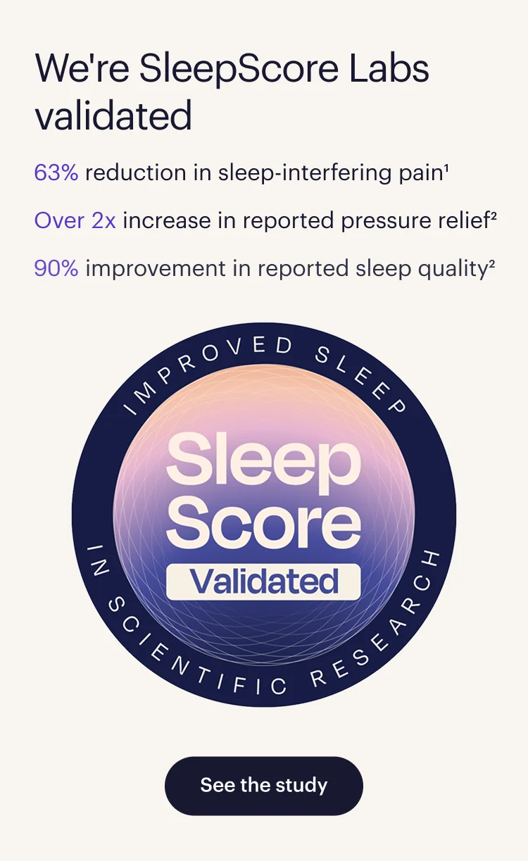 We're SleepScore Labs validated. See the study