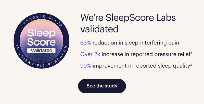 We're SleepScore Labs validated. See the study