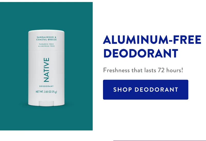 ALUMINUM-FREE DEODORANT | Freshness that lasts 72 hours! | SHOP DEODORANT