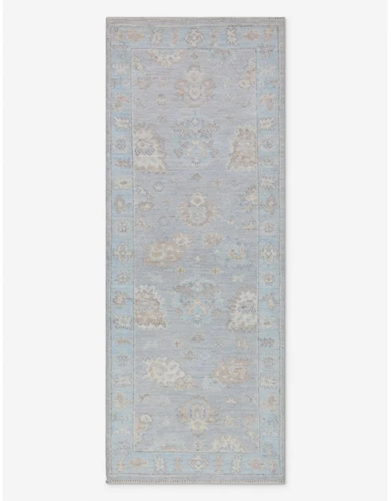 Vintage Turkish Hand-Knotted Wool Runner Rug No. 246, 3'1" x 7'9"