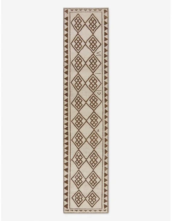 Vintage Turkish Hand-Knotted Wool Runner Rug No. 272, 2'7" x 11'4"