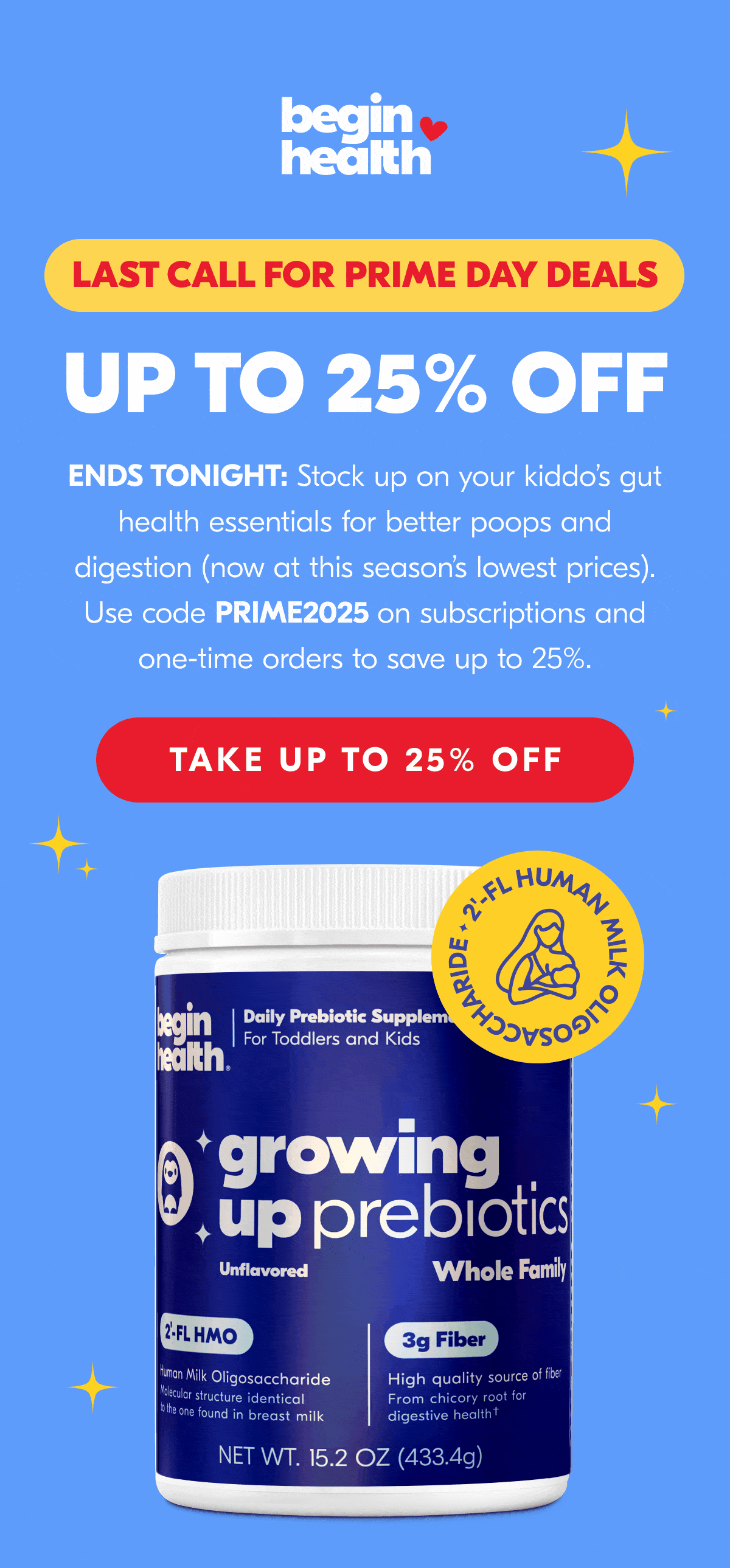 Save 25% with code PRIME2025