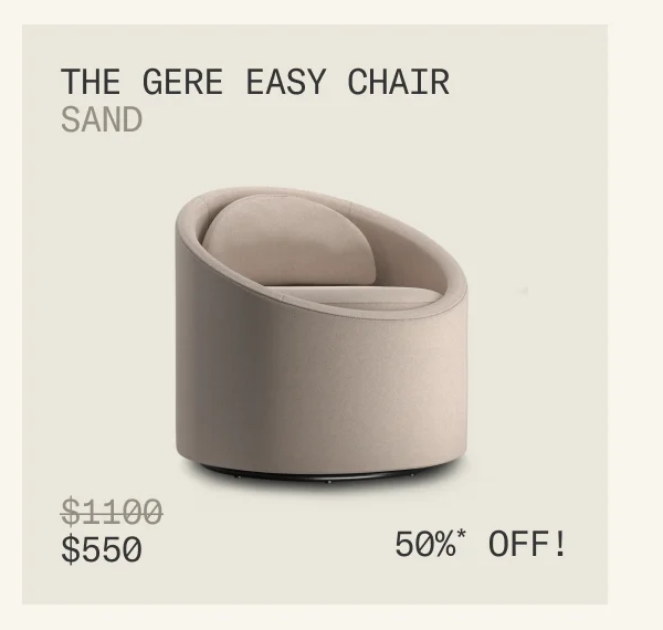 Save 50% on The Gere Easy Chair in Sand