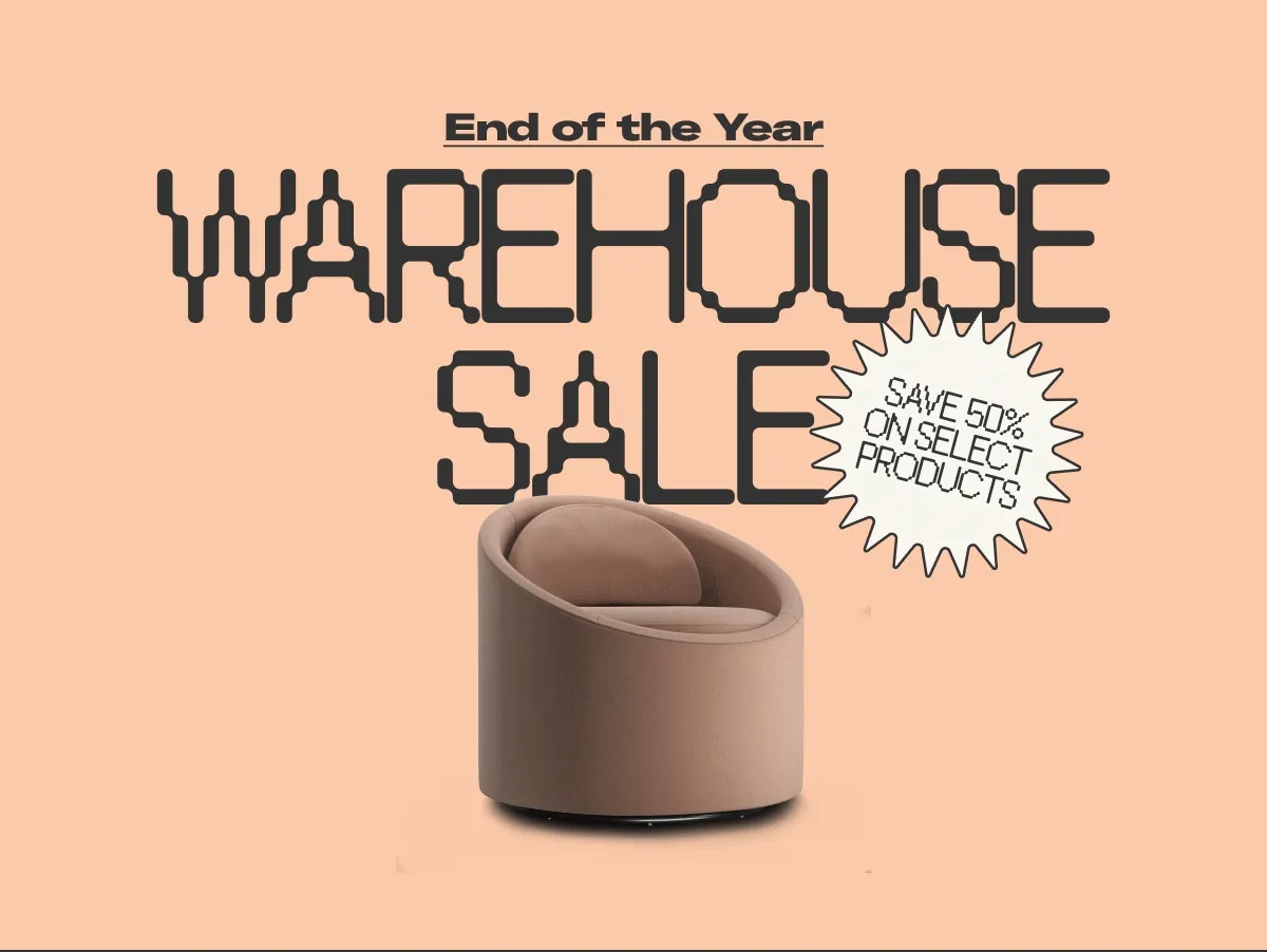 It's our End of the Year Warehouse Sale: Save 50% on Select Products