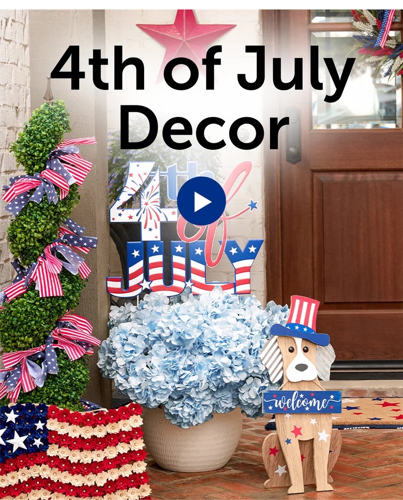 Watch Our July 4th Decor Video