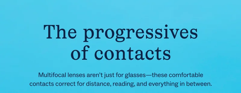 The progressives of contacts