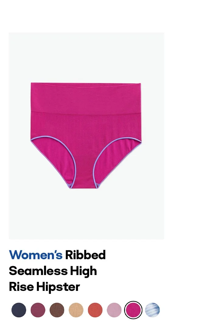 Women's Ribbed Seamless High Rise Hipster