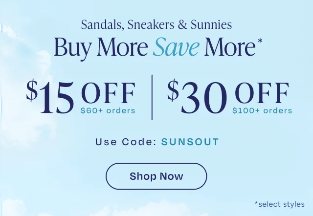 Sandal, Sneakers & Sunnies Sale - Image