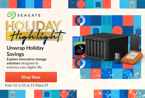 Seagate Holiday Highlight | Shop Now